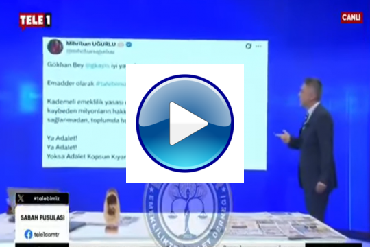 TELE-1 Ekranlarında Emadder ve Kademeli Emeklilik