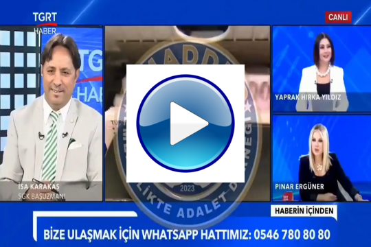 TGRT Haber Ekranlarında Emadder ve Kademeli Emeklilik